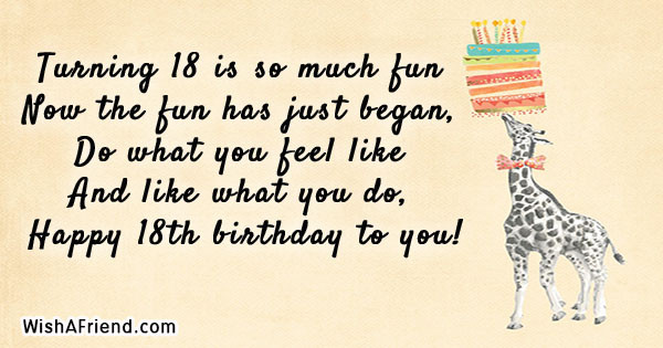 18 Birthday Quotes
 18th Birthday Quotes