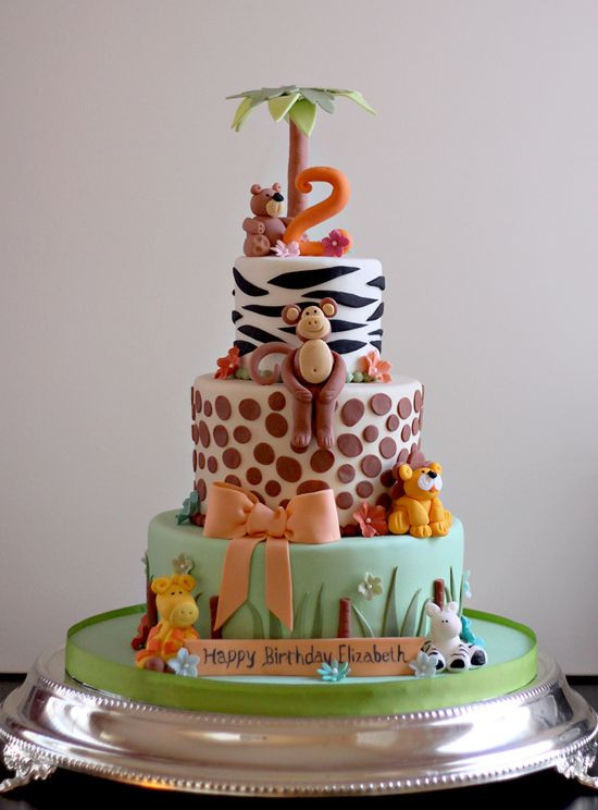 Animals Birthday Cake
 25 best ideas about Animal Birthday Cakes on Pinterest