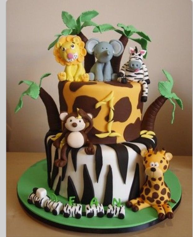 Animals Birthday Cake
 Animal Cakes Cake Ideas and Designs