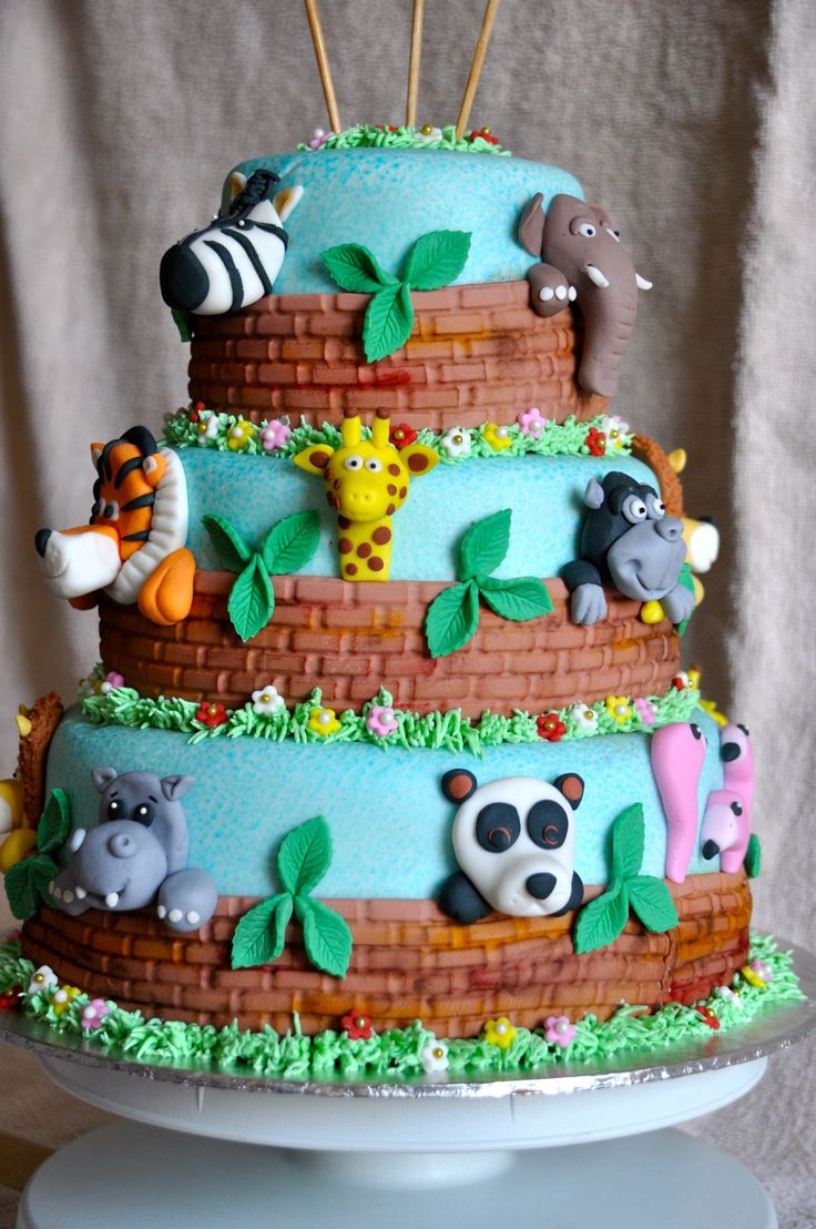 Animals Birthday Cake
 Cake Ideas Animal Cakes Zoo Animals Parties Ideas