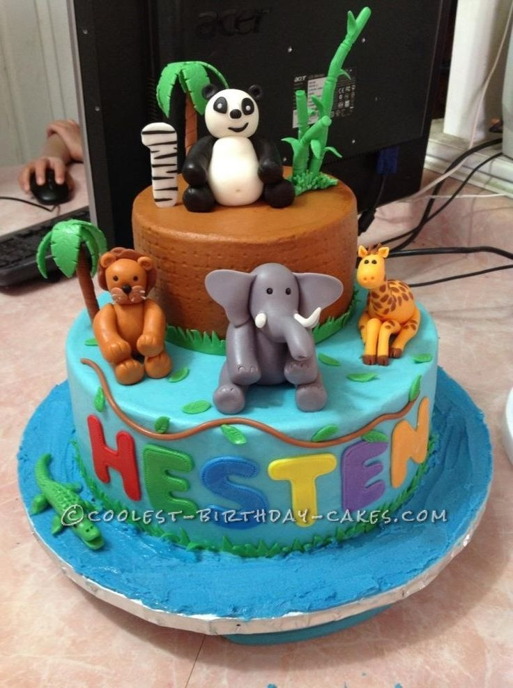 Animals Birthday Cake
 Zoo Animal Cake Birthday Ideas