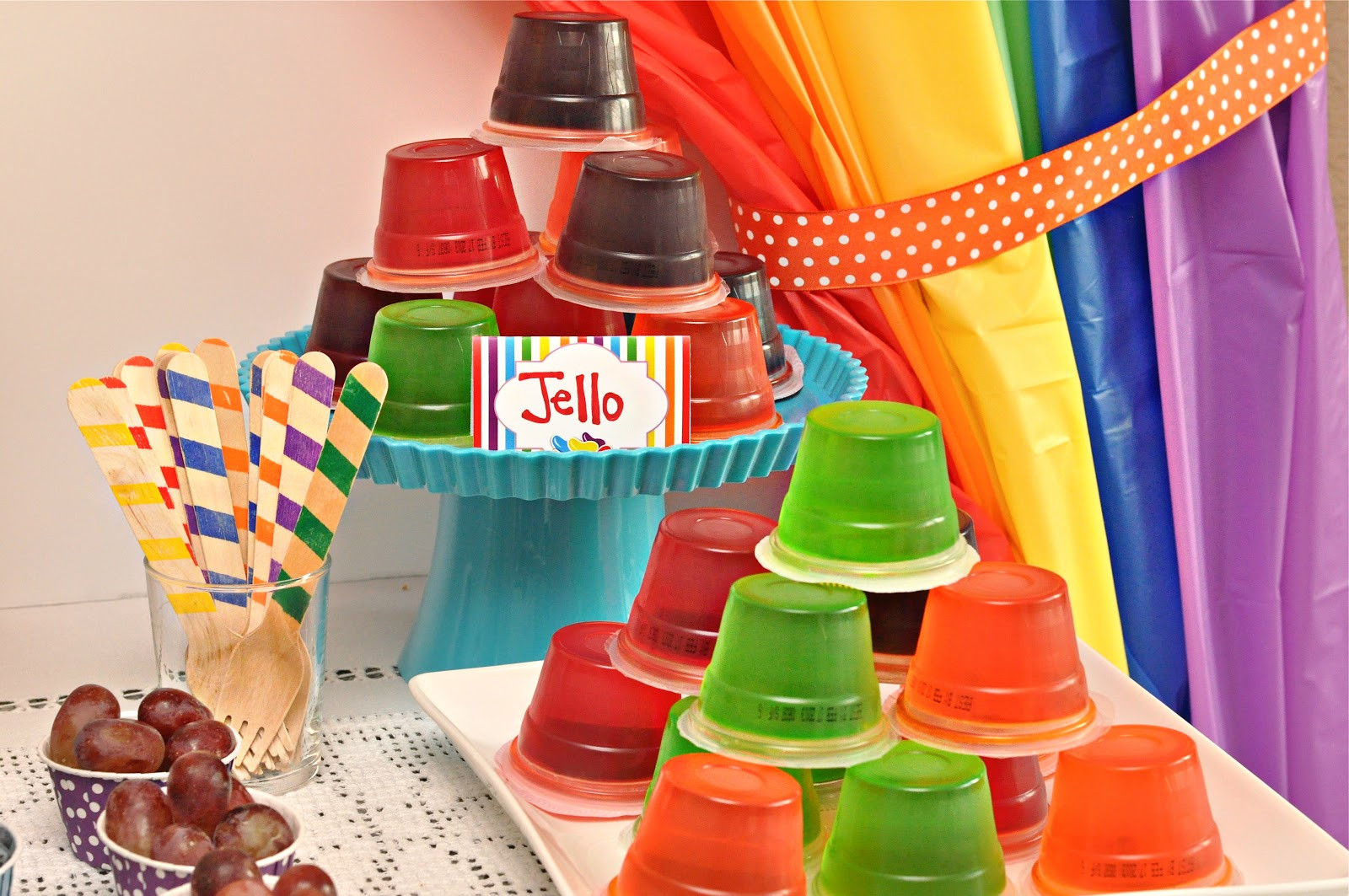 Birthday Party Ideas
 Rainbow Jelly Bean Birthday Party Ideas Party Ideas