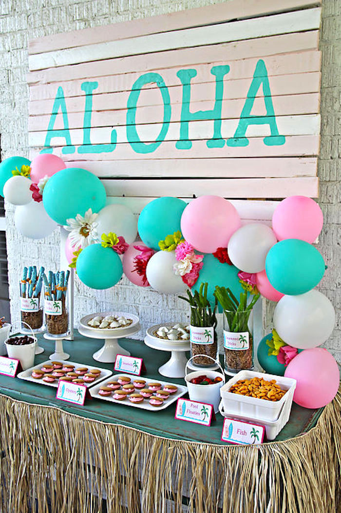 Birthday Party Ideas
 Kara s Party Ideas Hawaiian Luau Birthday Party