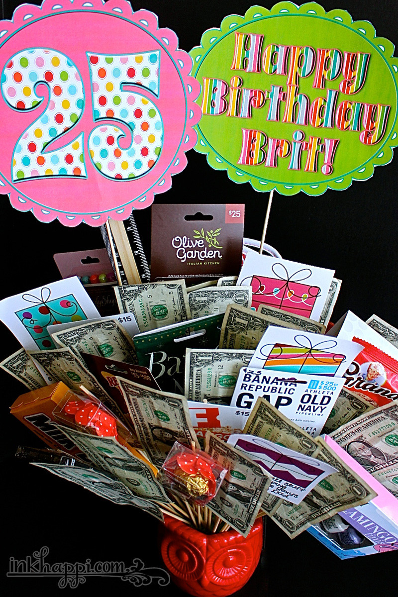 Birthday Present Ideas
 Birthday Gift Basket Idea with Free Printables inkhappi