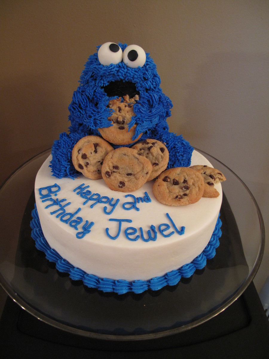 Cookie Monster Birthday Cake
 Cookie Monster Cake CakeCentral