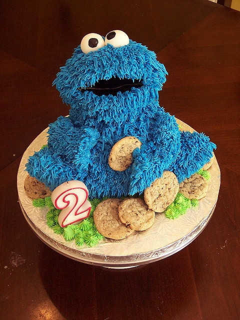 Cookie Monster Birthday Cake
 284 best images about Sesame Street theme birthday party