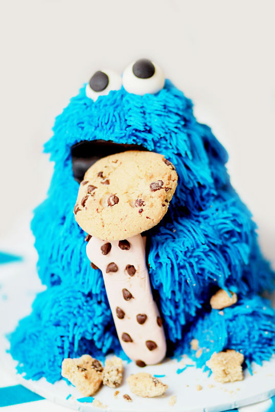 Cookie Monster Birthday Cake
 Birthday Party Ideas Blog COOKIE MONSTER MILK AND