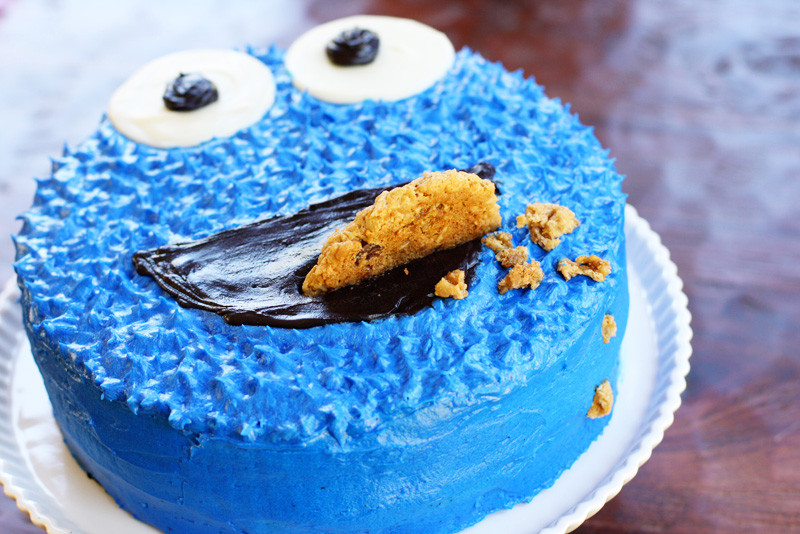 Cookie Monster Birthday Cake
 a Cookie Monster birthday cake