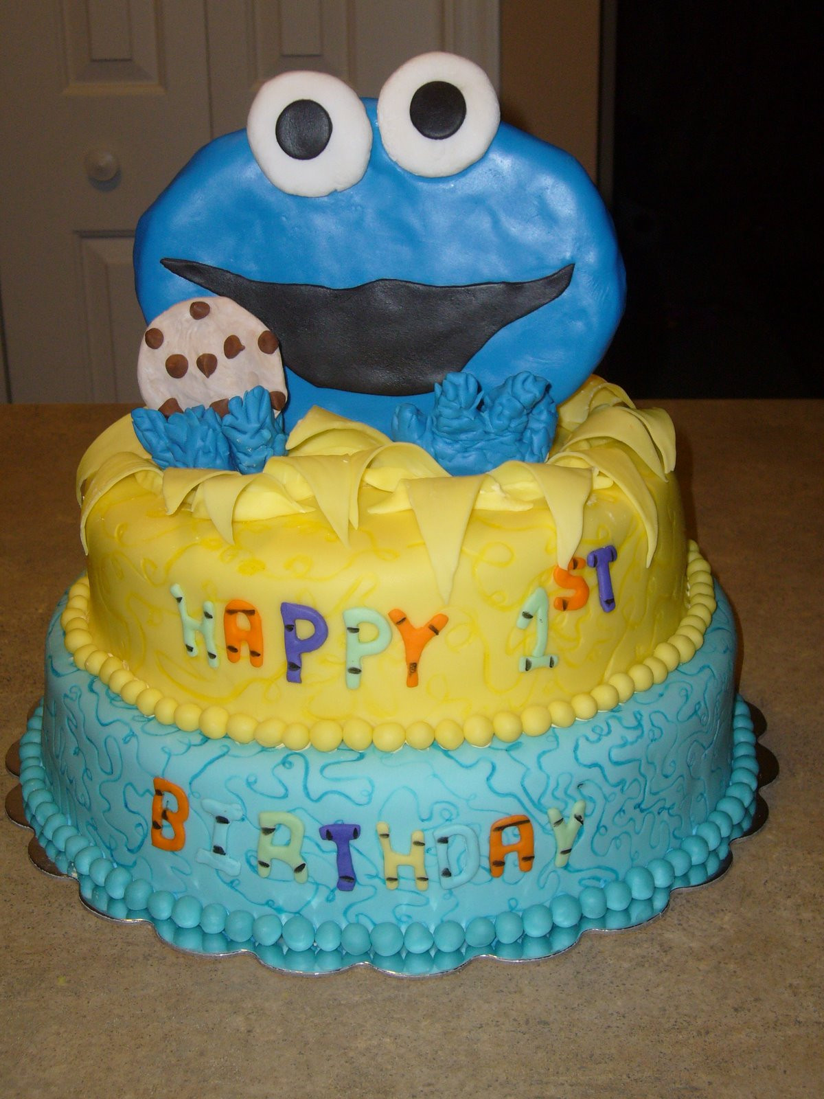 Cookie Monster Birthday Cake
 cookie monster birthday cakes