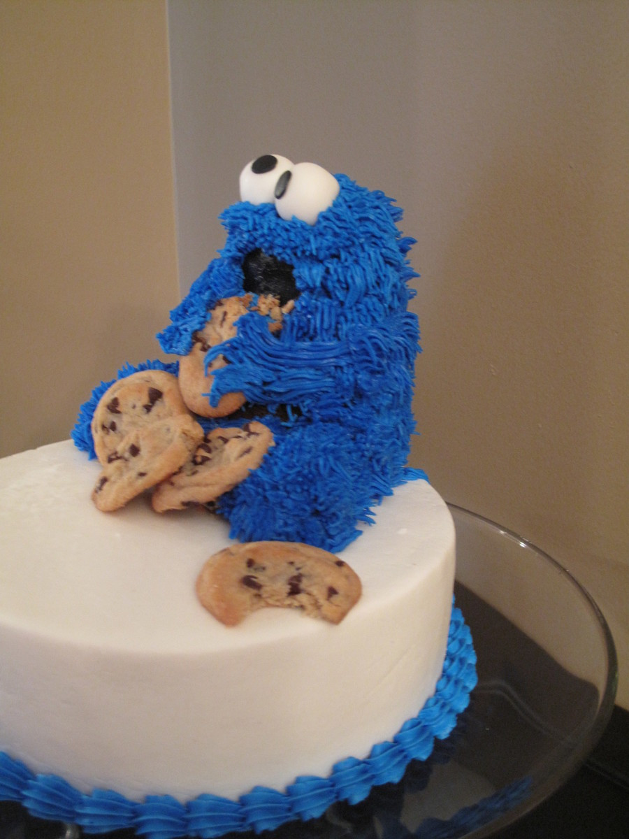 Cookie Monster Birthday Cake
 Cookie Monster Cake CakeCentral