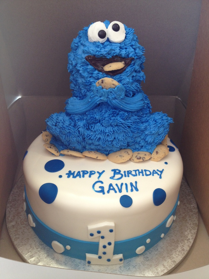 Cookie Monster Birthday Cake
 Monster Cake Ideas For 1st Birthday