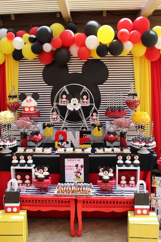Mickey Mouse 1st Birthday Decorations
 Mickey Mouse Birthday Party Ideas