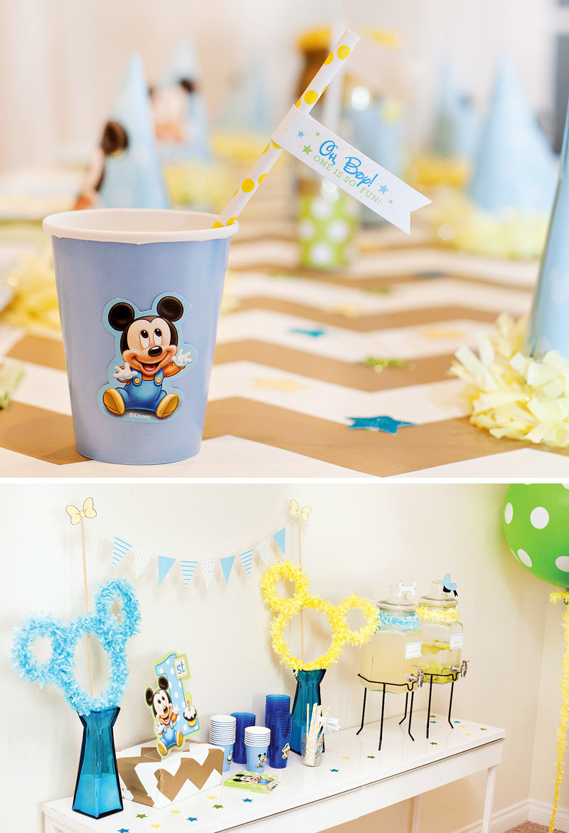 Mickey Mouse 1st Birthday Decorations
 Creative Mickey Mouse 1st Birthday Party Ideas Free