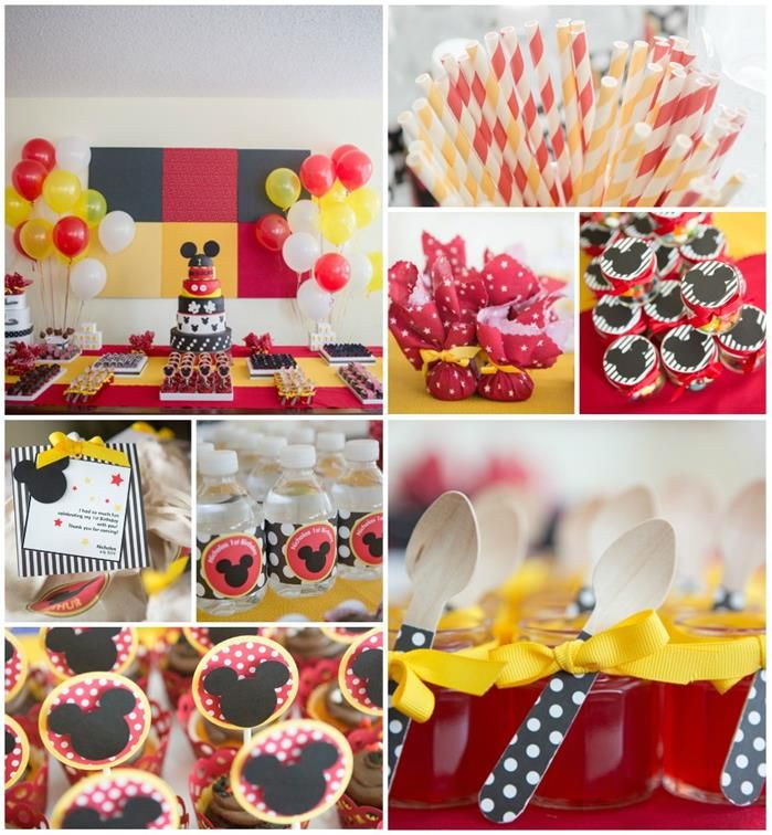 Mickey Mouse 1st Birthday Decorations
 first birthday mickey mouse ideas