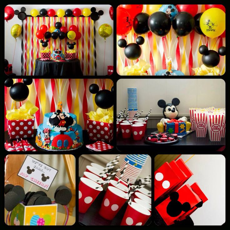 Mickey Mouse 1st Birthday Decorations
 25 best ideas about Mickey Mouse Backdrop on Pinterest