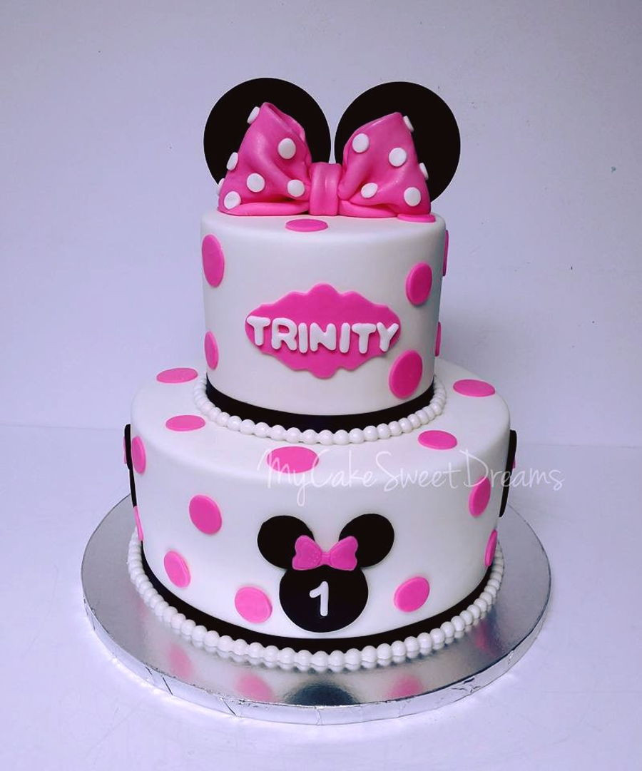 Minnie Mouse First Birthday Cake
 Minnie Mouse 1St Birthday Cake CakeCentral