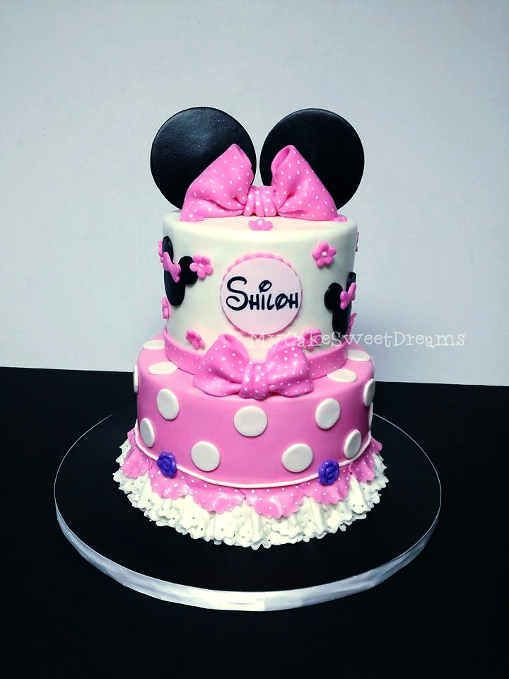 Minnie Mouse First Birthday Cake
 My Cake Sweet Dreams Minnie Mouse 1st Birthday Cake