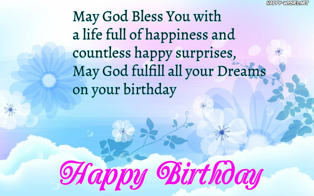 Religious Birthday Quotes
 Christian Birthday Wishes Religious Quotes Happy Wishes