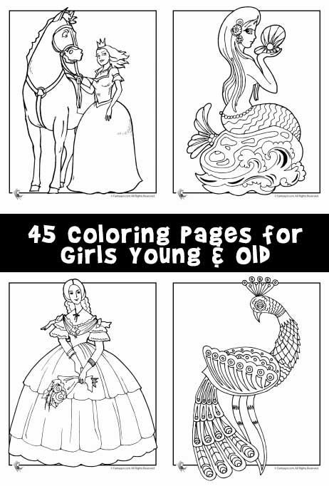 1000 Coloring Pages For Girls
 1000 images about Coloring Pages on Pinterest