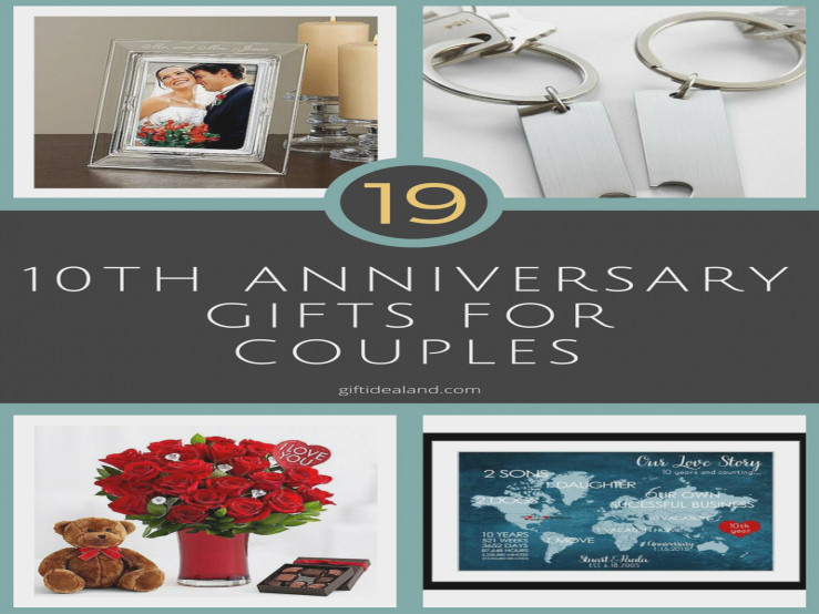 Best ideas about 10Th Anniversary Gift Ideas For Couples
. Save or Pin 26 Great 10th Wedding Anniversary Gifts For Couples Now.