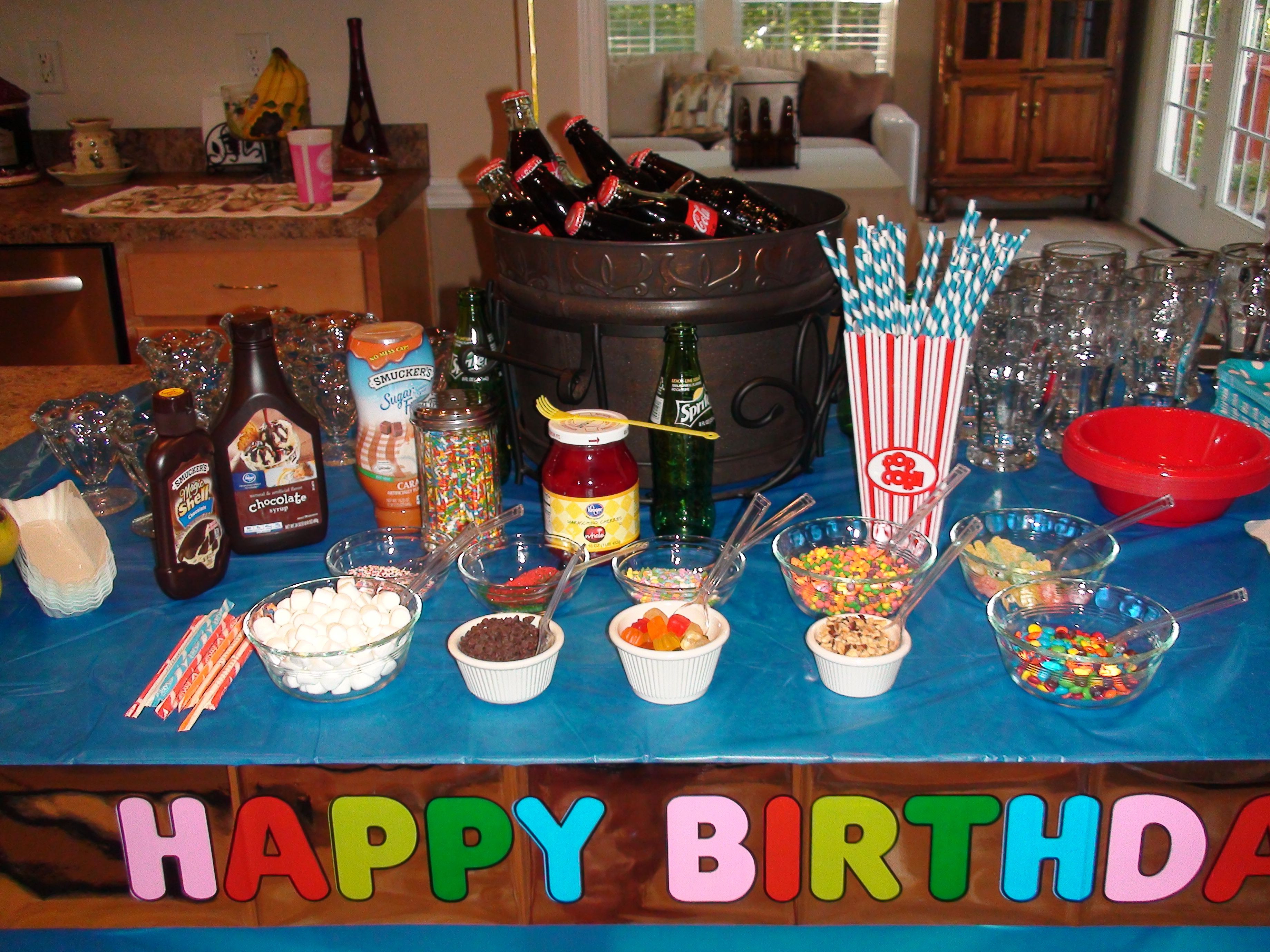 12 Year Old Boy Birthday Party Ideas
 12 year old party root beer floats banana splits ice