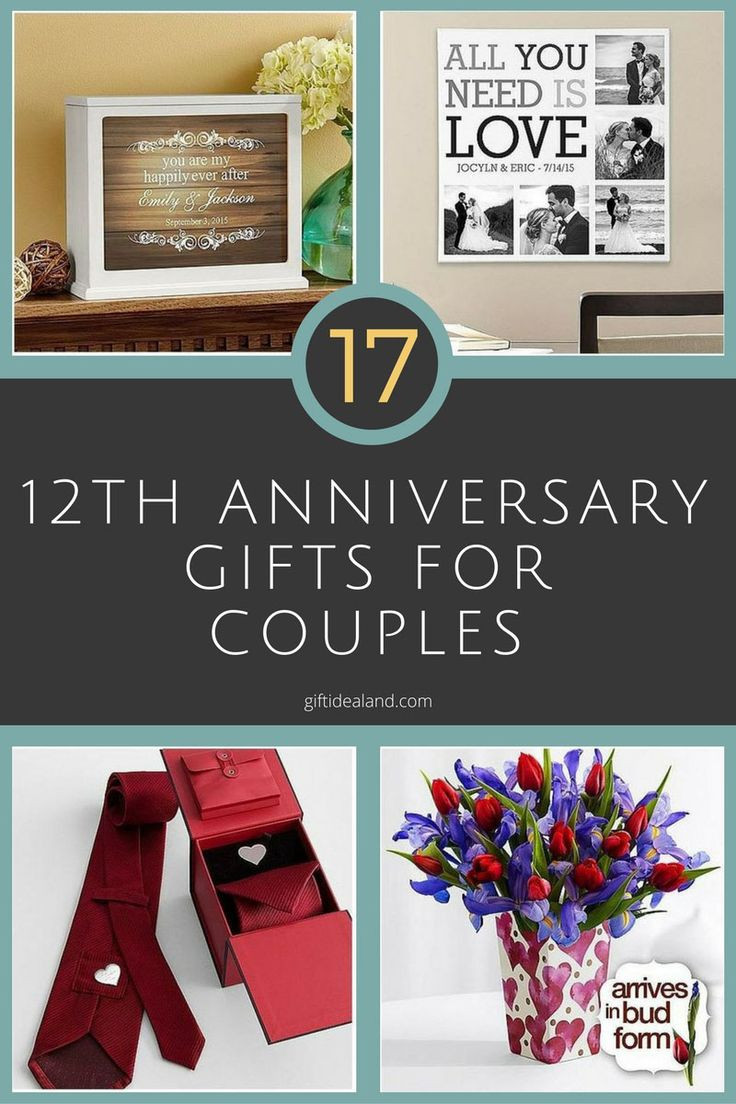 Best ideas about 12Th Anniversary Gift Ideas For Her
. Save or Pin 35 Good 12th Wedding Anniversary Gift Ideas For Him & Her Now.