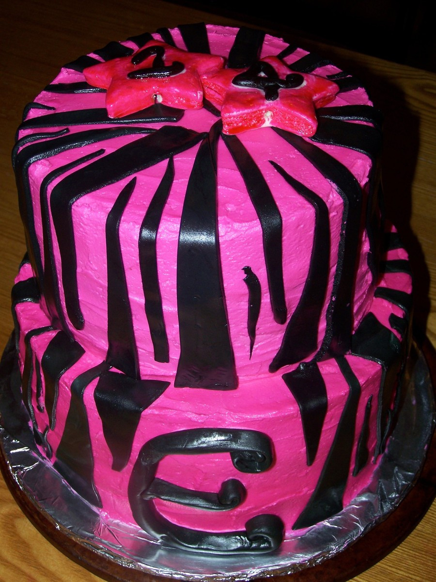 14th Birthday Cake
 Emily s 14Th Birthday Cake CakeCentral