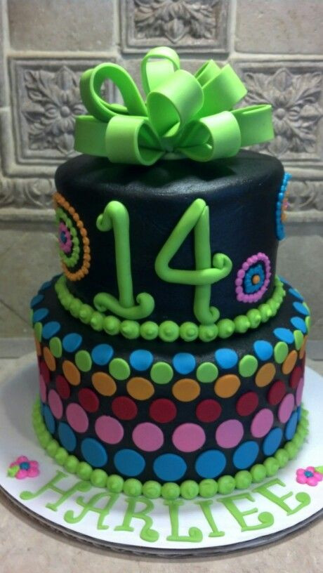 14th Birthday Cake
 14th birthday cake My Cakes Pinterest