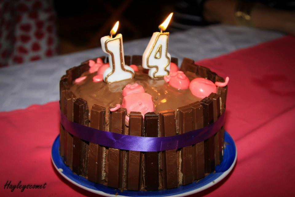 14th Birthday Cake
 MKs 14 th Birthday cake
