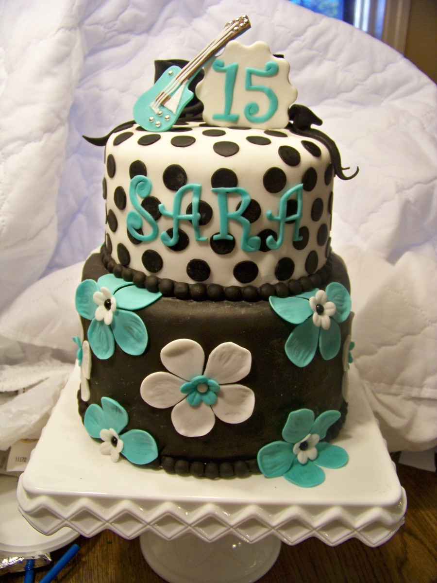 15th Birthday Cake
 Sara s 15Th Birthday Cake CakeCentral