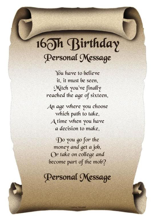 Best ideas about 16th Birthday Quotes
. Save or Pin 16th Birthday Quotes And Poems QuotesGram Now.