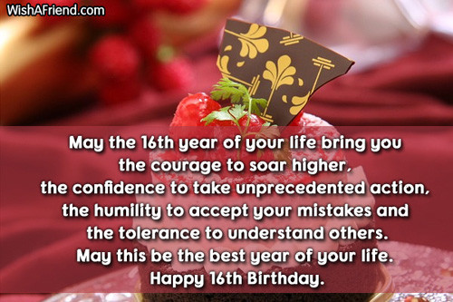 Best ideas about 16th Birthday Quotes
. Save or Pin 16th Birthday Wishes Now.