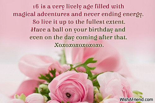 Best ideas about 16th Birthday Quotes
. Save or Pin Happy 16th Birthday Son Quotes QuotesGram Now.