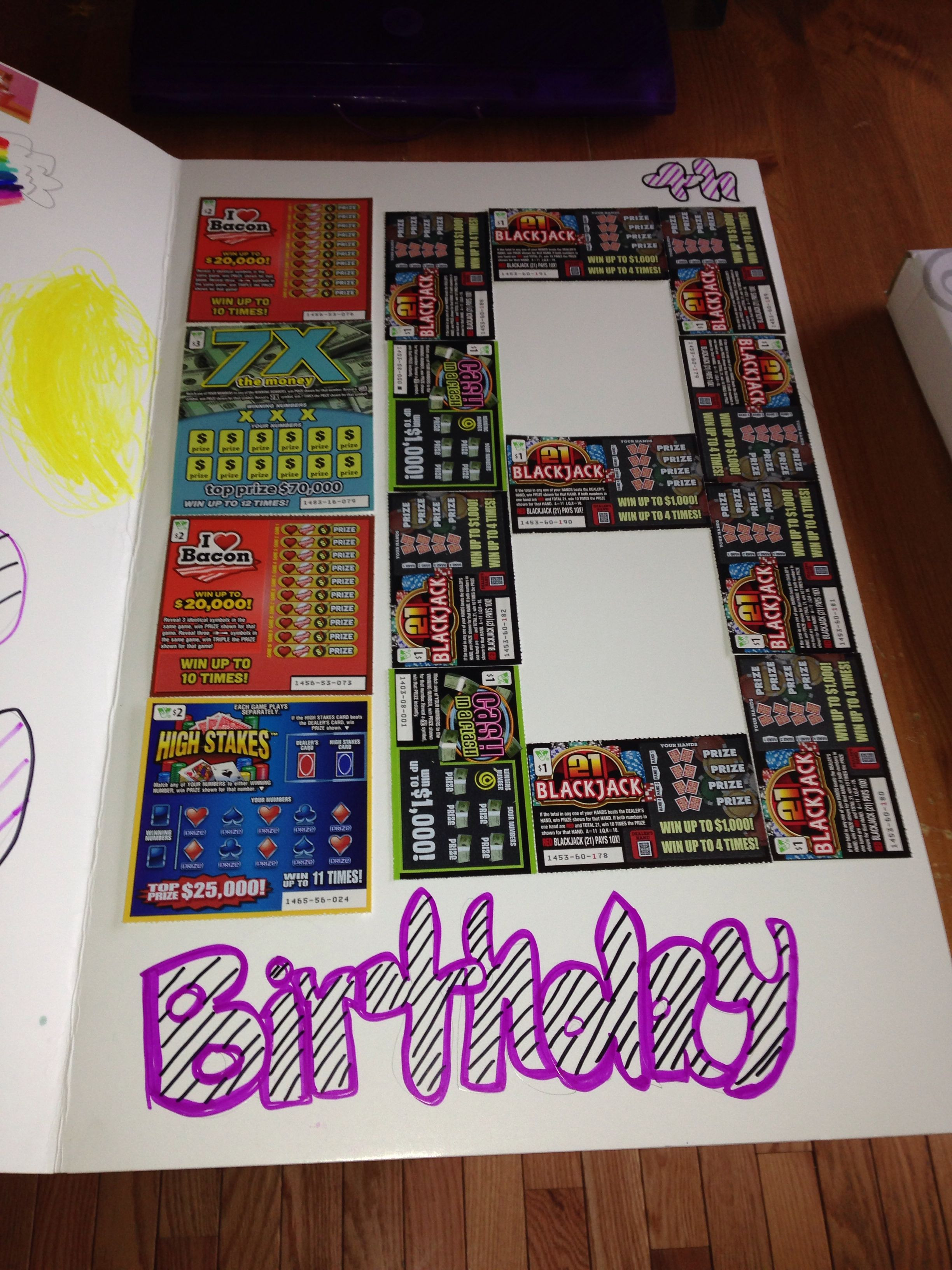 18Th Birthday Gift Ideas For Boys
 Scratch f lottery tickets Great 18th birthday idea