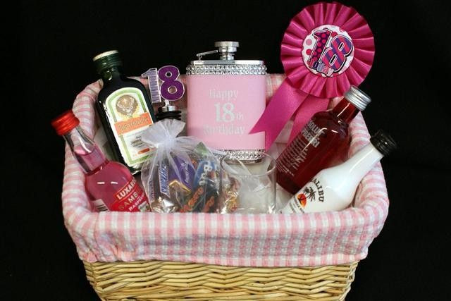 18Th Birthday Gift Ideas For Girlfriend
 Personalised 18th Birthday Girls Alcohol Gift Basket