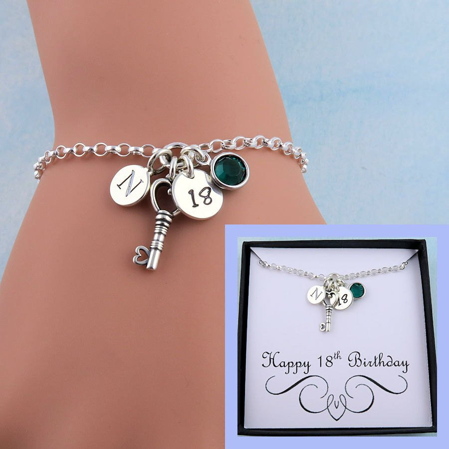 Best ideas about 18th Birthday Gifts
. Save or Pin 18th Birthday Bracelet With Message Card 18th Birthday Gift Now.