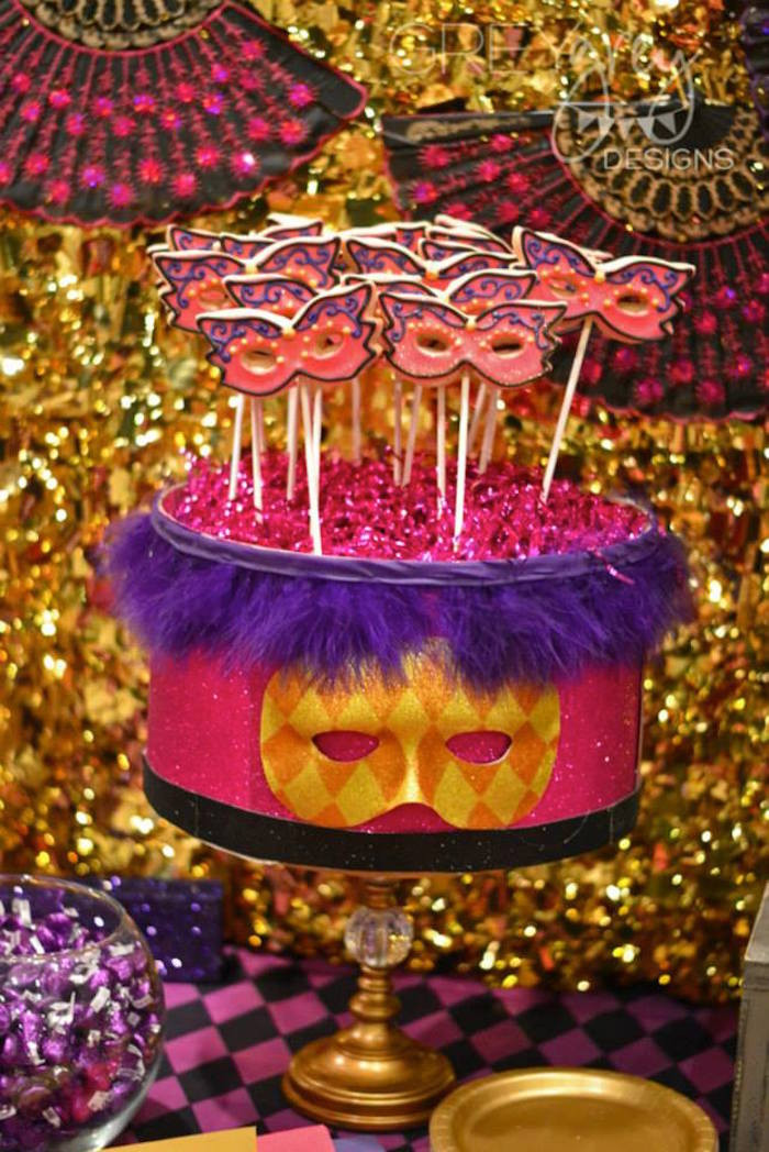 Best ideas about 18th Birthday Party Decorations
. Save or Pin Kara s Party Ideas Masquerade 18th Birthday Party via Kara Now.