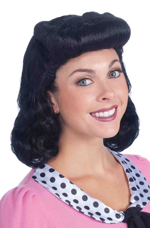 Best ideas about 1940'S Womens Hairstyles
. Save or Pin Brand New Pin Up Glamorous 1940 s Lady Costume Wig Black Now.