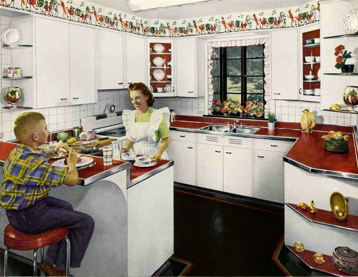Best ideas about 1950S Kitchen Decorating
. Save or Pin Cozinhas dos Anos 50 Nostalgiarama Now.
