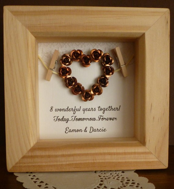 19Th Wedding Anniversary Gift Ideas For Him
 8th Bronze anniversary t 8th wedding anniversary t