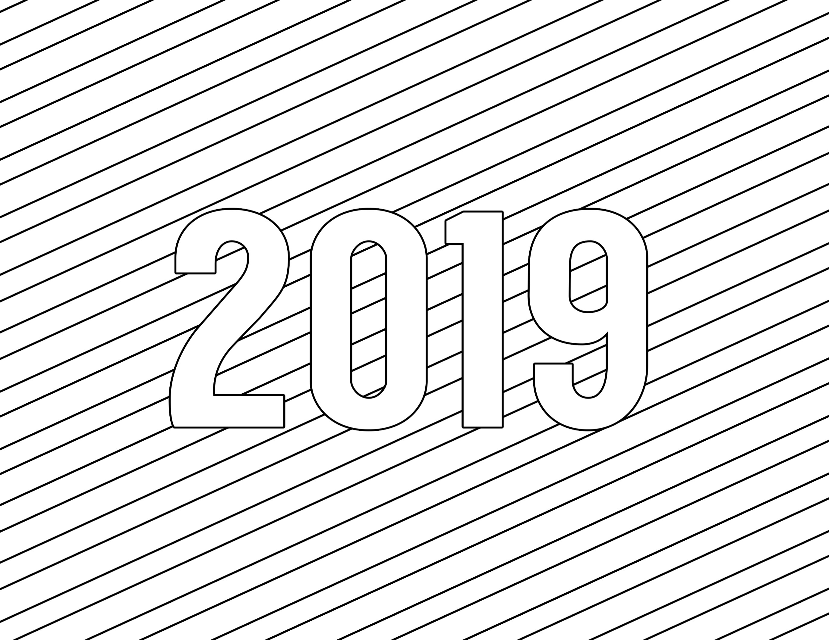 2019 Coloring Pages For Kids
 Happy New Year Coloring Pages Free Printable Paper Trail