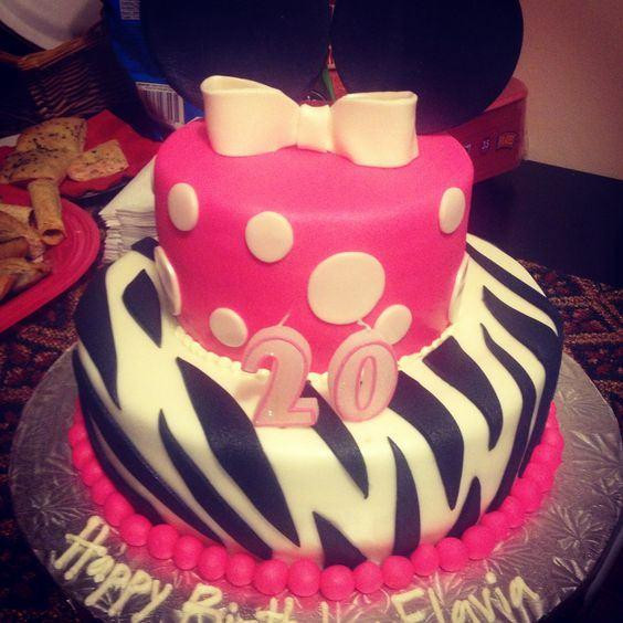 20th Birthday Decorations
 20th Birthday Cake Ideas For Girls