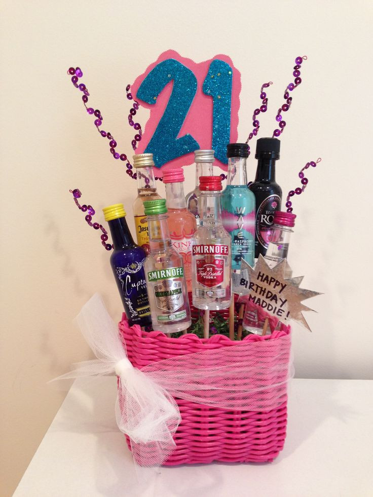 Best ideas about 21St Birthday Gift Ideas For Sister
. Save or Pin 21st Birthday Gift Basket My t baskets Now.