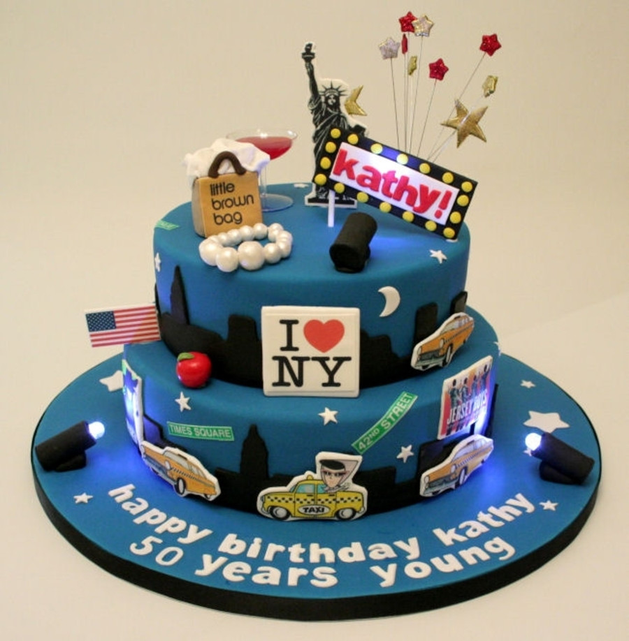 Best ideas about 21st Birthday Ideas Nyc
. Save or Pin 50Th Birthday New York Skyline Cake CakeCentral Now.