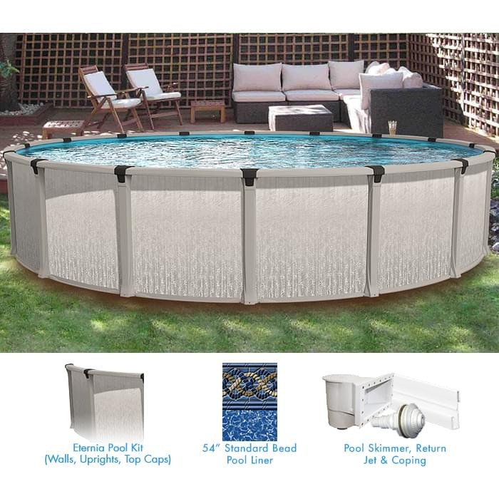 Best ideas about 24 Foot Above Ground Pool
. Save or Pin Eternia 24 ft Round Ground Pool Custom Package Now.