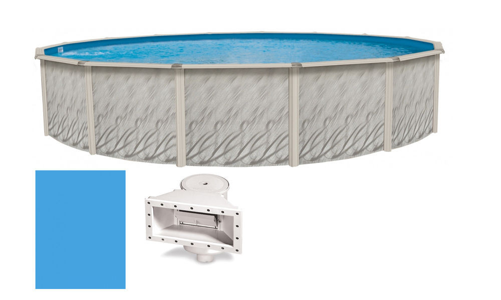 Best ideas about 24 Foot Above Ground Pool
. Save or Pin 24 x52" Ft Round MEADOWS Ground Steel Wall Swimming Now.