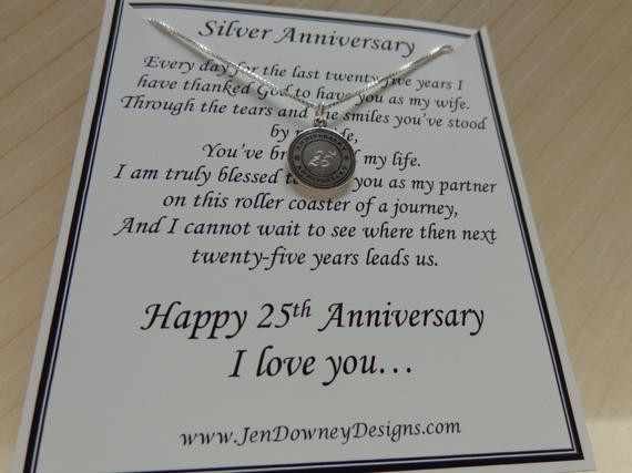 Best ideas about 25Th Wedding Anniversary Gift Ideas For Wife
. Save or Pin 25th Wedding Silver Anniversary Gift For by BrilliantKeepsakes Now.