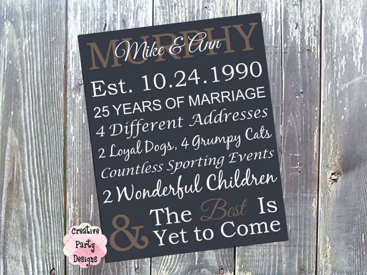 Best ideas about 25Th Wedding Anniversary Gift Ideas For Wife
. Save or Pin 94 Best images about Gift Ideas on Pinterest Now.