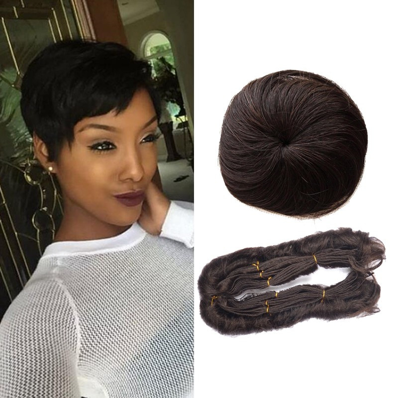 27 Piece Weave Short Hairstyle
 99j 27 Pieces