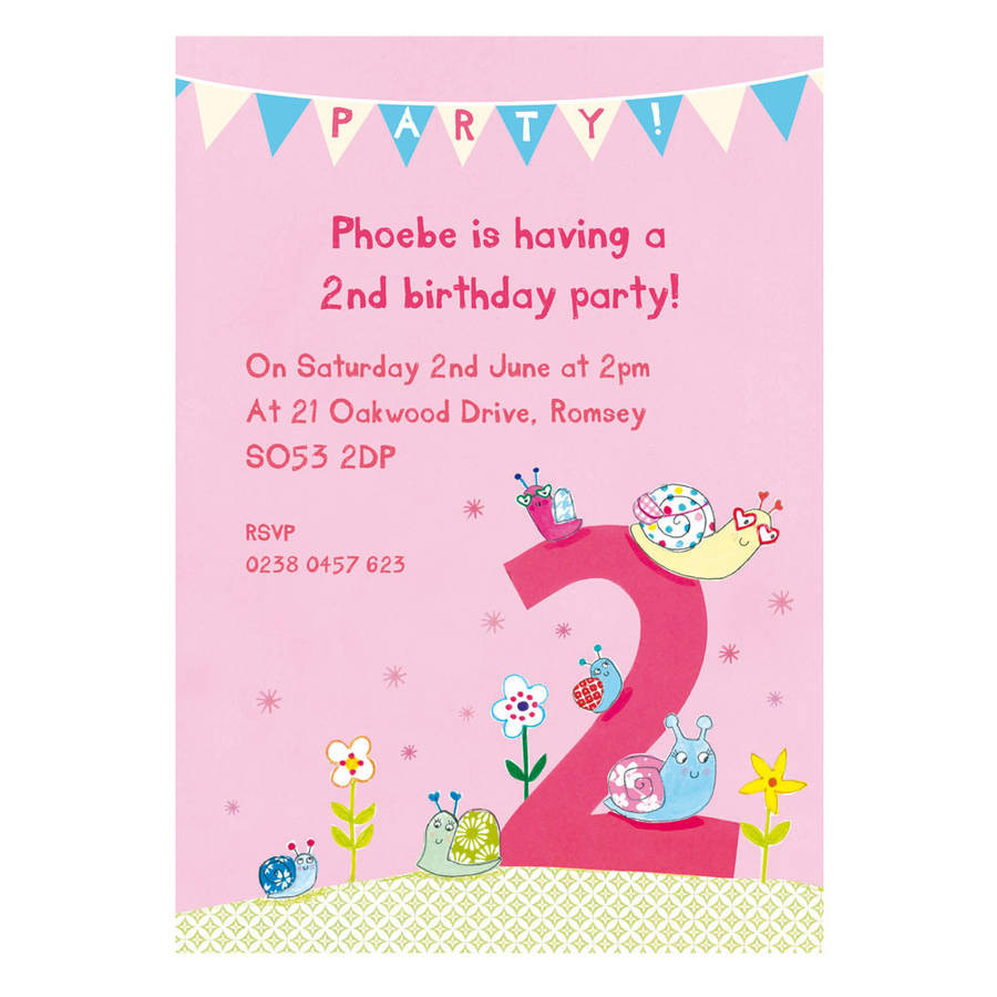 Best ideas about 2nd Birthday Party
. Save or Pin personalised second birthday party invitations by made by Now.